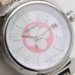 LOUIS VUITTON Tambour PM Azur 28mm QA007Z Japan Exclusive Women's Watch 40162 - Image 5