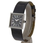 Chanel Mademoiselle H0525 Black Dial Stainless Steel/Enamel Leather Quartz 23mm Women's Watch - Image 2