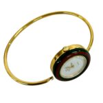 GUCCI Vintage Changeable Bezel Sherry Line GP Quartz Wrist Gold 32094