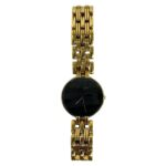 Christian Dior Vintage Baghira GP Quartz Gold Black 38257