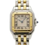 Cartier PanthÃ¨re SM 2-Row Two-Tone Ivory Dial Wo