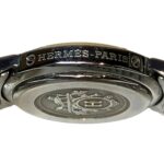 Hermes Clipper Two-Tone Watch, Total Weight 43.6g, Stainless Steel, Quartz Movement, White Dial, CL4.220 - Image 6