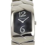 Tiffany & Co. Women's Tisolo Watch Z6301.10, Stainless Steel Quartz Analog Display, Black Dial