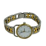 HERMES Vintage Profile GP Stainless Steel Quartz Gold 32947 - Image 8