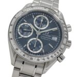Omega Speedmaster 3513.46 Men's Watch, Brand Name, Date, Chronograph, Automatic, Stainless Steel (SS), Silver/Blue-Gray