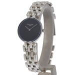 Christian Dior Bakira Watch D44-120 Stainless Steel Silver Quartz Analog Black Dial Women's - Image 2