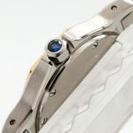 Cartier Santos Octagon LM W2001583 Ivory Dial ( & Wo) - Image 9