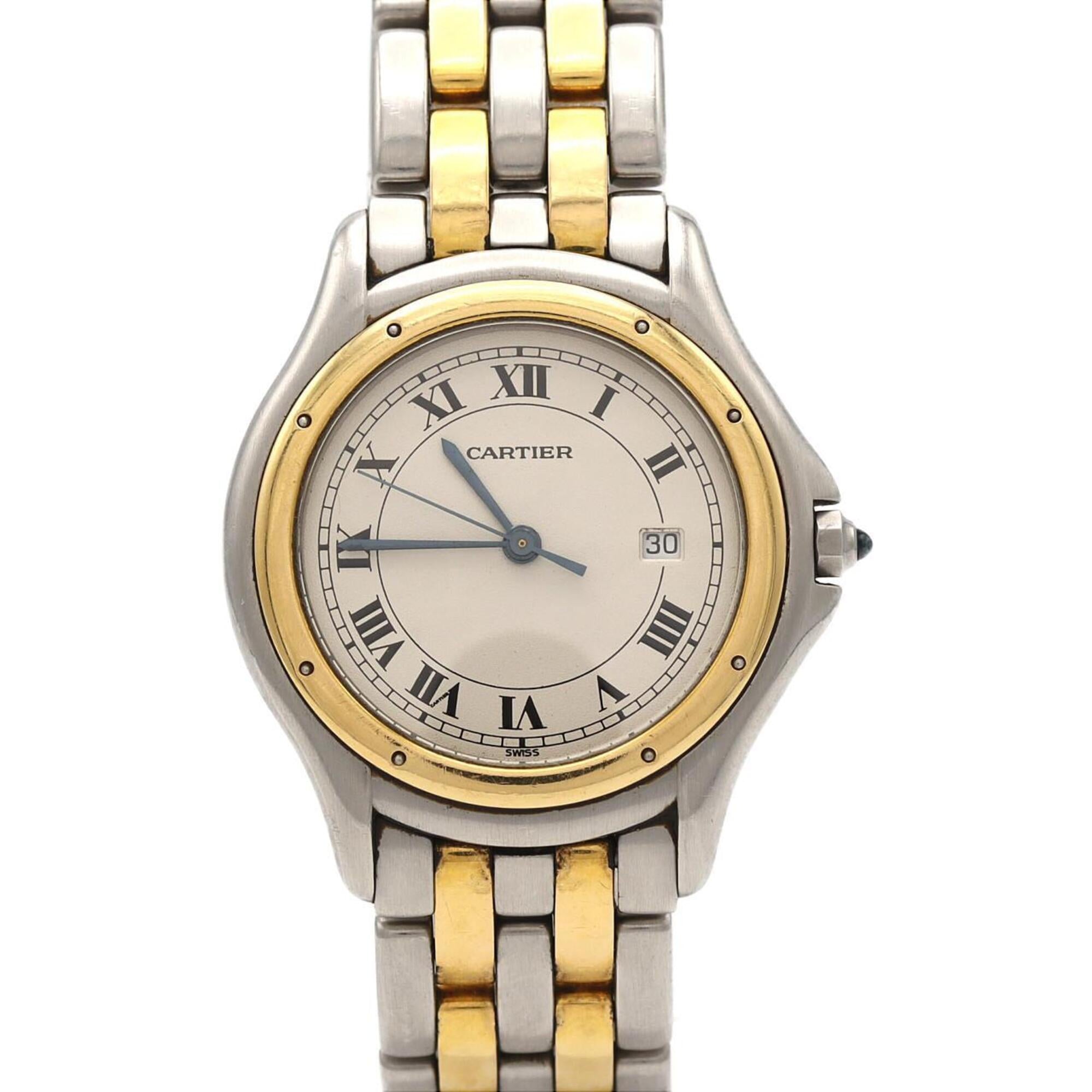 2000_9ef2ec2d-39ad-4e7b-9298-86a940a62788.jpg Cartier Panthère Cougar LM 2ROW W35006B6 SSxYG Quartz - Image 1