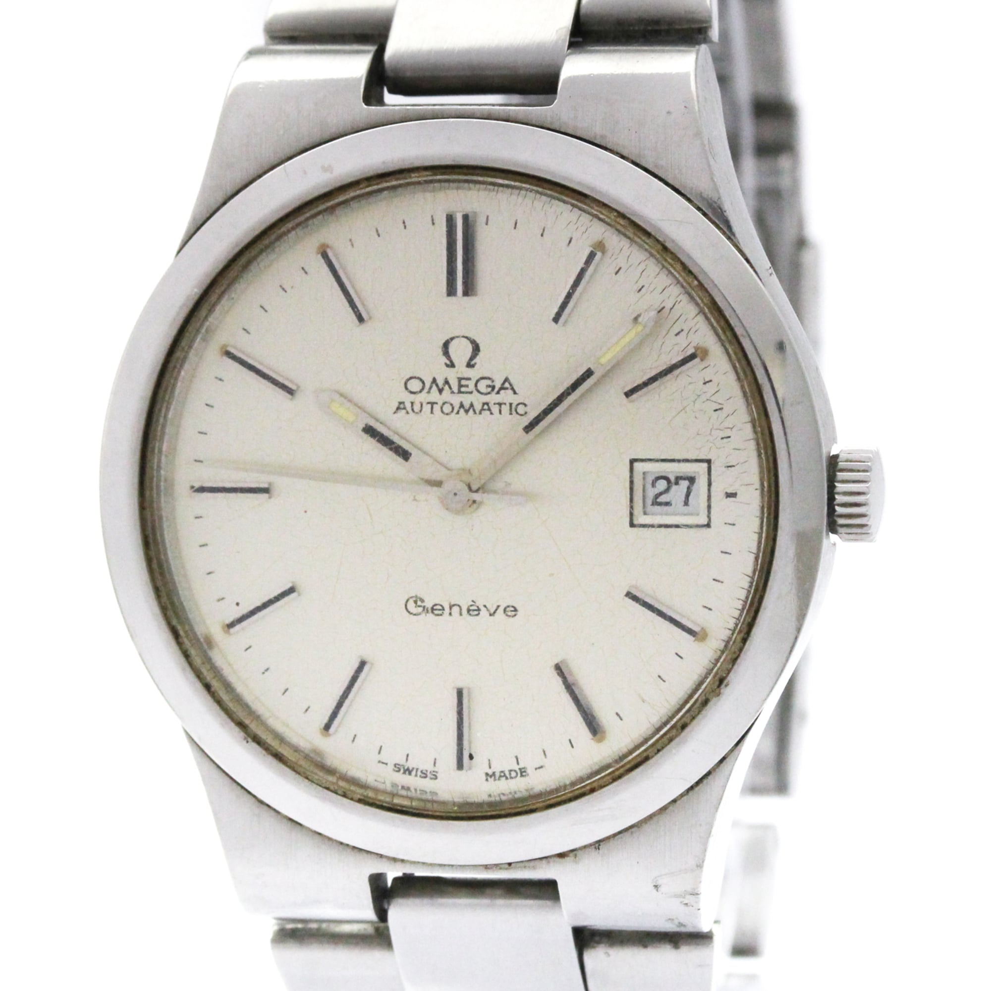 2000_9f7ba23d-905b-4721-bf9d-2bf6eaba8d30.jpg OMEGA Geneve Cal 1012 Steel Automatic Mens 166.0173 Vintage - Image 1