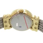 Unused Charriol Saint-Tropez 12-Piece Diamond Stainless Steel Watch with White Shell and Gold Dial, Quartz Movement, 0598 CHARRIOL - Image 5