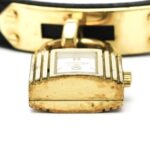 HERMES Kelly Watch Gold Plated Leather Quartz Ladies Watch - Image 6