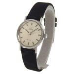 Omega De Ville 565.005 Women's Watch - Stainless Steel x Leather Strap, Silver, Automatic Movement, Analog, Silver Dial - Image 2