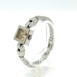 GUCCI 102 G Mini Square Chain Quartz Watch, Stainless Steel, Women's, Silver - Image 2
