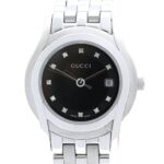 GUCCI G-Class 11-Diamond Watch YA055504 5500L Women's Stainless Steel 40448 - Image 2