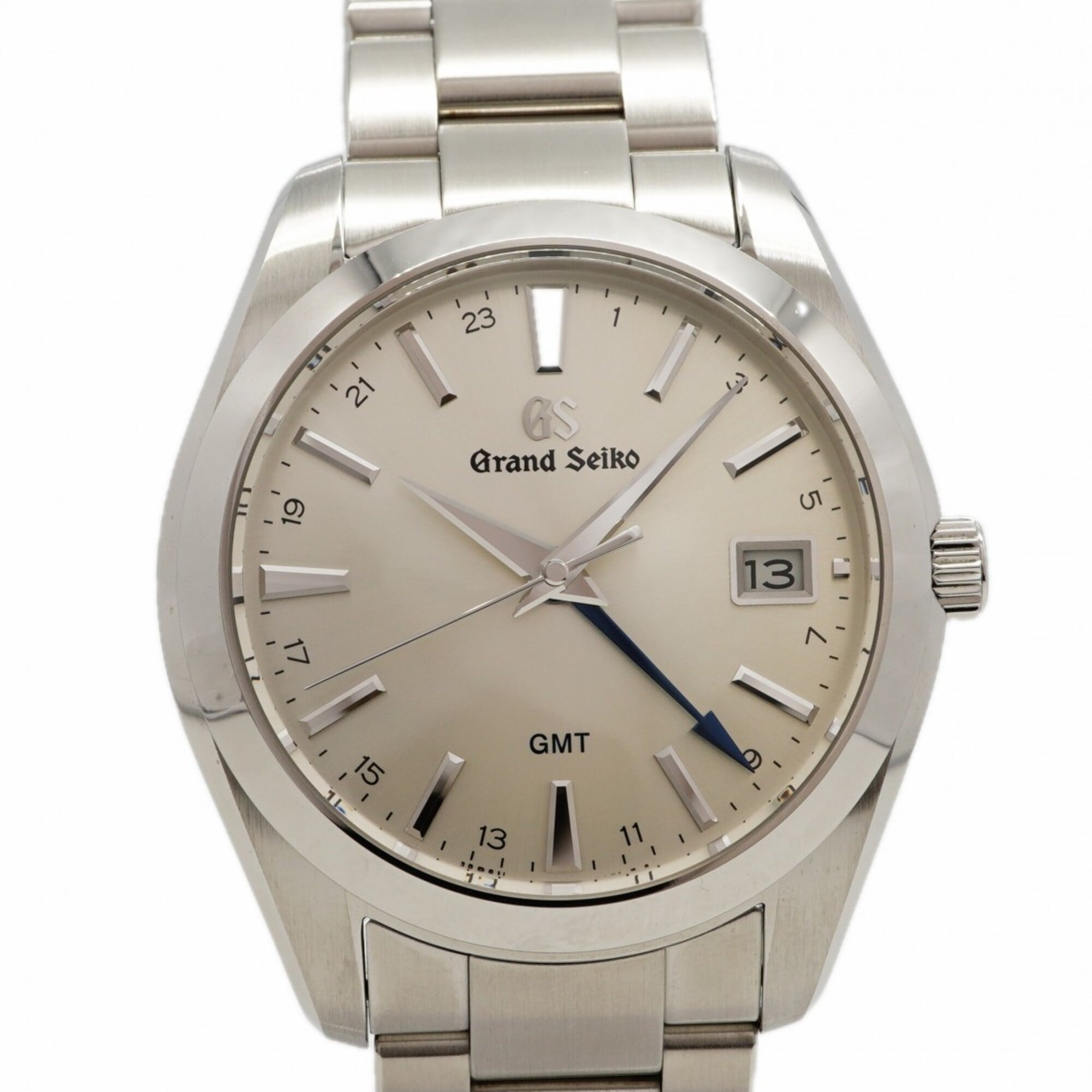 2000_a0bf913c-55a4-43a5-8f28-308b0c42765e.jpg Seiko Grand Heritage Collection GMT SBGN011 9F86-0AF0 Silver Dial - Image 1