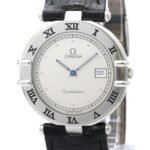 OMEGA Constellation Date Steel Quartz Mens Watch 196.0360