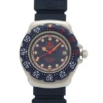 TAG Heuer Formula 1 370.508 Stainless Steel Rubber Navy Quartz Wristwatch 1911 HEUER - Image 2