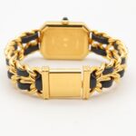 Chanel CHANEL PremiÃ¨re M Watch, Gold Plated Leather, Women's, Black, H0001 - Image 4