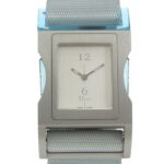Dior Chris 47 Watch D100-322, Aluminum and Nylon Quartz Analog with Silver Dial, Women's