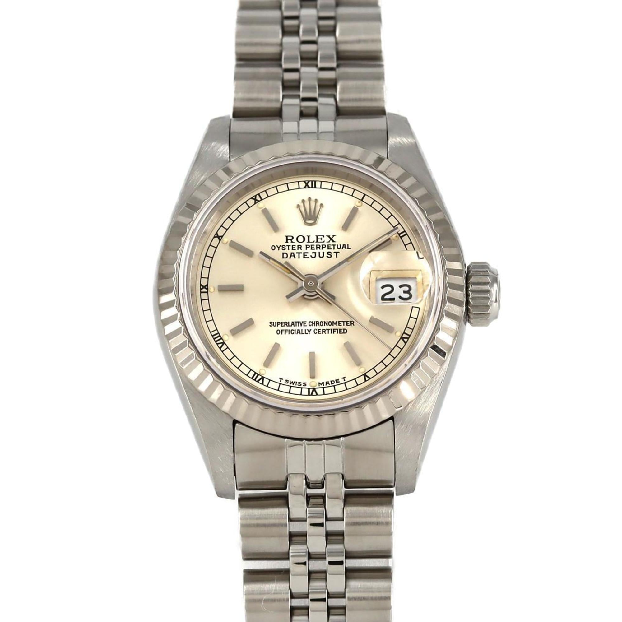 2000_a1de6a16-525f-489b-9035-7e96547c4fa3.jpg Rolex Datejust 69174 SSxWG Automatic Watch R-Serial - Image 1