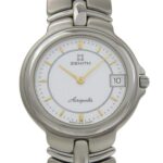Zenith Acropolis Watch 02.7000.333 Stainless Steel Quartz Analog White Dial Men's