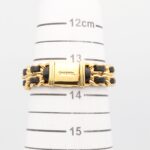 Chanel CHANEL PremiÃ¨re S Gold Plated (GP) Leather Strap Wo Black H0001 - Image 8