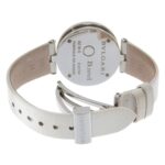 BVLGARI B-zero1 Watch BZ30FDSL Stainless Steel x Leather Flower Quartz Analog Display White Shell Dial Women's - Image 5