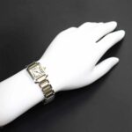 Cartier Tank Francaise SM Two-Tone W51007Q4 Wo Ivory 18K Yellow Gold Quartz - Image 4