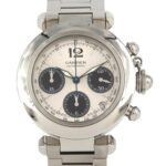 Cartier Pasha C Chronograph W31048M7 Stainless Steel Automatic Watch