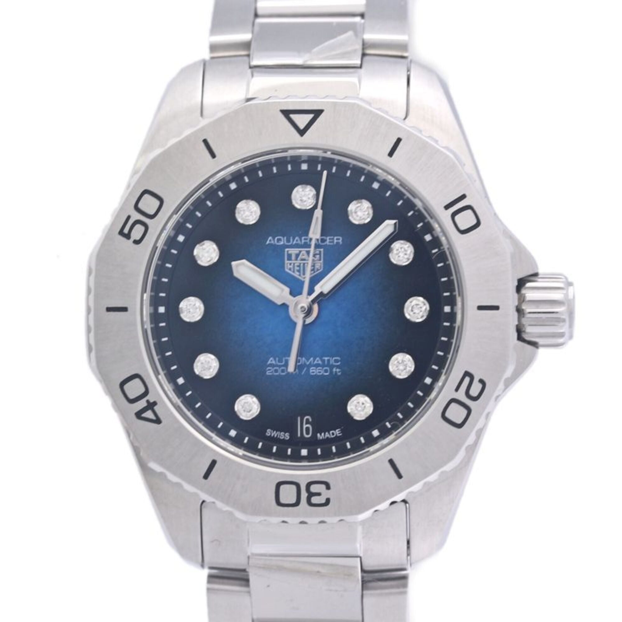 2000_a4c24558-be26-47fb-bf0b-0a3a6203bc4d.jpg TAG Heuer Aquaracer 11P Diamond WBP2411.BA0622 Women's Watch Stainless Steel 40319 - Image 1