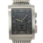 Gucci G-Metro 8600M Stainless Steel Quartz Chronograph Watch with Black Dial - Men's