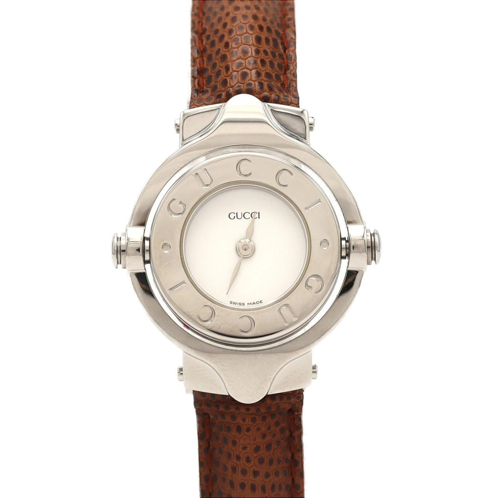 2000_a4e12545-3706-41a6-b5d3-e3975e6dd27f.jpg Gucci Turnface 6600L SS Quartz Watch - Image 1