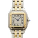 Cartier PanthÃ¨re SM 2-Row Two-Tone 84083242 Ivory Dial Wo