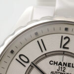 Chanel J12-365 Ceramic Men's Watch, White (H3837) - Image 8