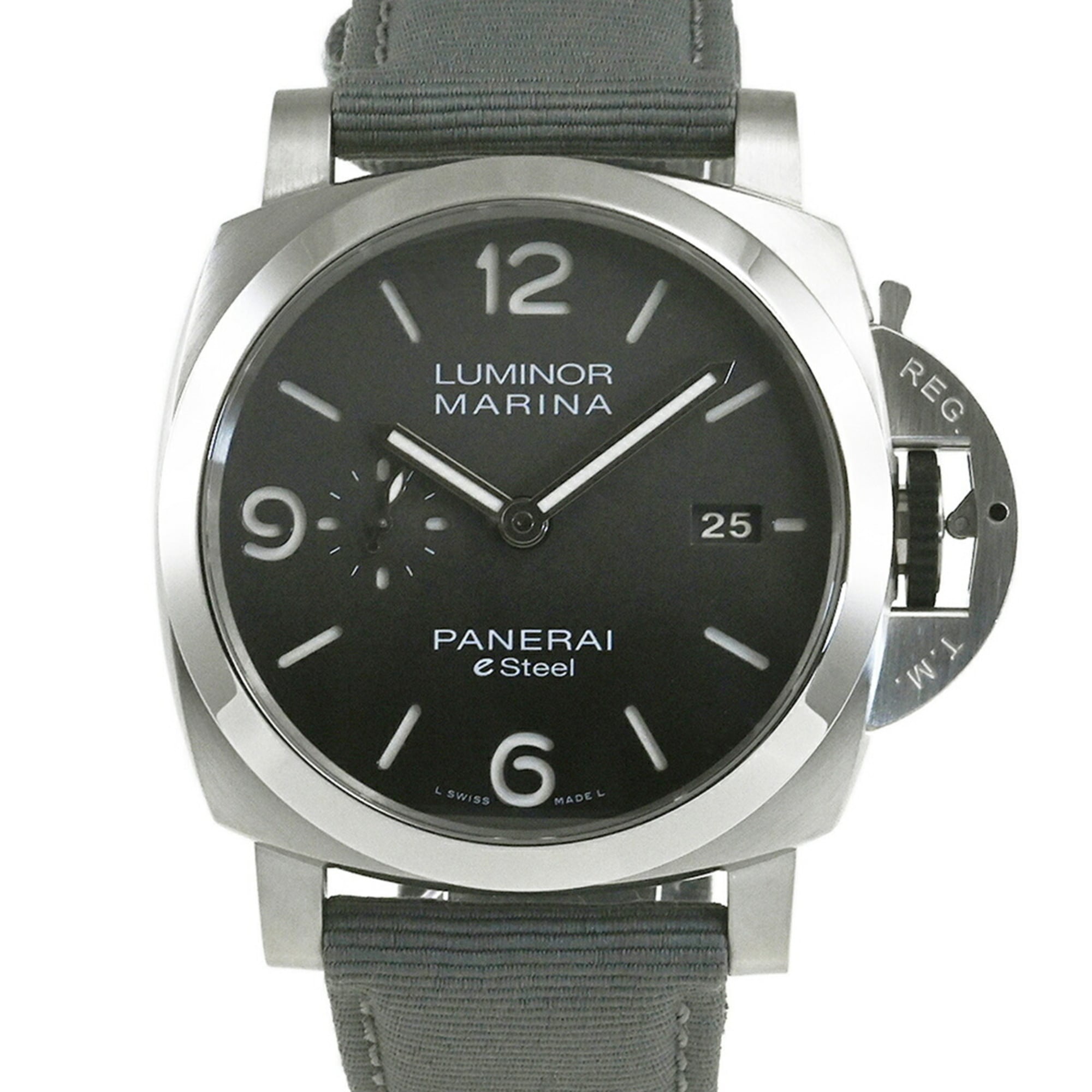 2000_a7d91703-c1c7-4ce5-a23f-c4a2bdd9f0c2.jpg PANERAI Luminor Marina Grigio Roccia Watch 44 PAM01358 - Image 1