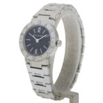 BVLGARI Watch BB23SS Stainless Steel Quartz Analog Display Black Dial Women's - Image 2