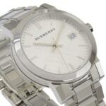 Burberry BU9000 Stainless Steel Watch, Silver, Quartz, Analog Display, Silver Dial, Women's. - Image 3