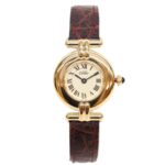 Cartier W1000653 925 Must ColisÃ©e SM Vermeil Quartz Gold with Ivory Dial Ladies - Image 2