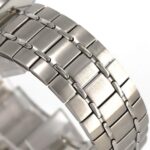 Louis Vuitton Tambour Moon Dual Time QA106 Stainless Steel Quartz Watch - Image 4