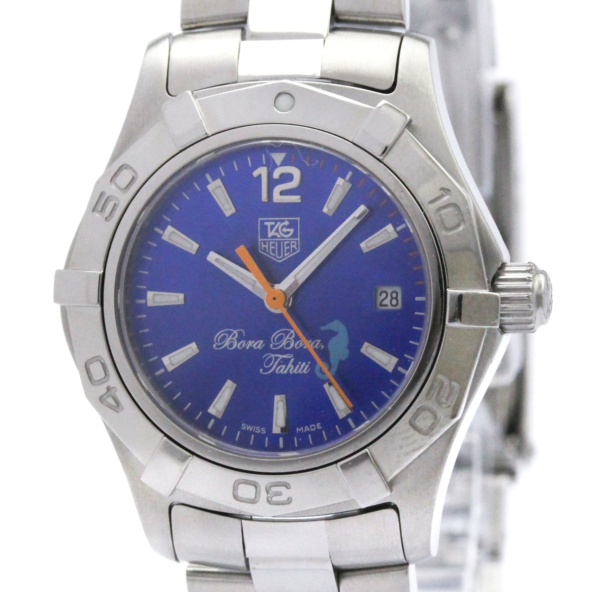 2000_a955bea8-0949-480b-92b9-8f323cb4926c.jpg TAG HEUER Aquaracer Borabora Tahiti LTD Edition Watch WAF141R - Image 1