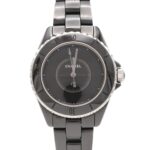 Chanel J12 Phantom 33mm Ceramic H6346 Quartz Watch