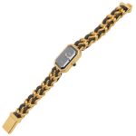 Chanel CHANEL PremiÃ¨re M Wristwatch, Gold Plated (GP), Leather Strap, Women's, Black, H0001 - Image 3