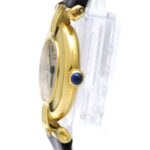 CARTIER Must Colisee Vermeil Gold Plated Leather Quartz Ladies - Image 4