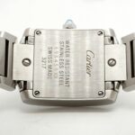 Cartier Tank FranÃ§aise SM Diamond WE110006 Silver Dial Wo - Image 5