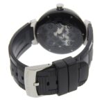 Louis Vuitton Tambour GMT Watch Q113K Stainless Steel x Rubber Automatic Black Dial Men's - Image 5