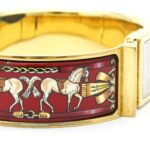 HERMES Loque Gold Plated Quartz Ladies Watch LO1.201 - Image 7