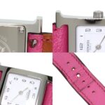 Hermes HH1.210 H Watch Stainless Steel Leather Ladies HERMES - Image 9