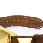 HERMES Medor Gold Plated Leather Quartz Ladies - Image 7
