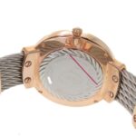Unused Charriol Saint-Tropez Stainless Steel White Shell with Dial and Pink Gold Quartz Wristwatch 0595 CHARRIOL - Image 5