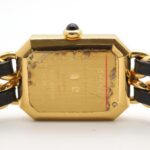 Chanel CHANEL PremiÃ¨re M Wristwatch, Gold Plated (GP), Leather Strap, Women's, Black, H0001 - Image 6